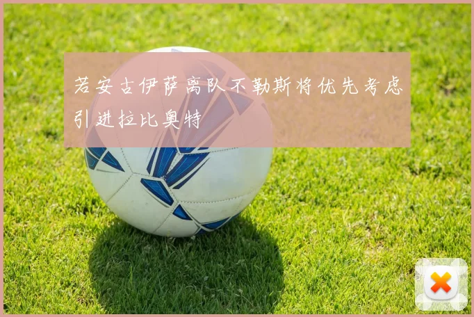 若安古伊萨离队不勒斯将优先考虑引进拉比奥特