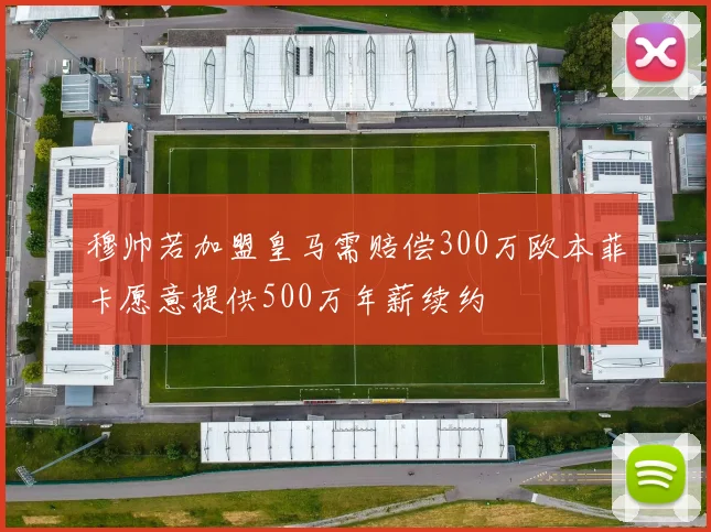 穆帅若加盟皇马需赔偿300万欧本菲卡愿意提供500万年薪续约