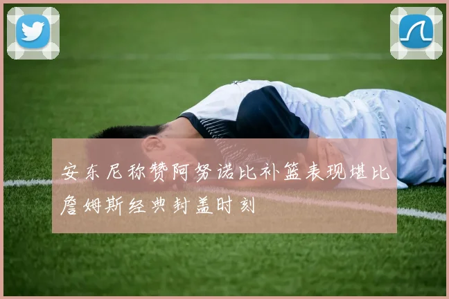安东尼称赞阿努诺比补篮表现堪比詹姆斯经典封盖时刻